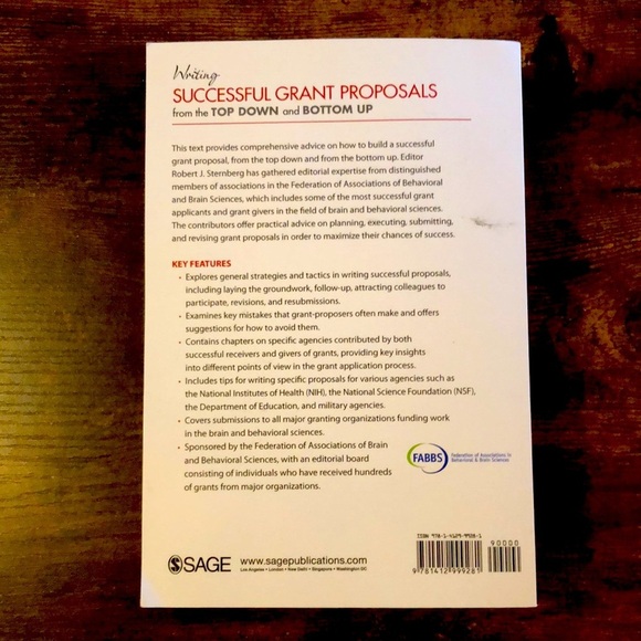 Writing Successful Grant Proposals from the Top Down Book - Picture 2 of 3